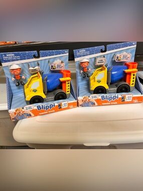 Blippi Cement Truck car toys 2 pack